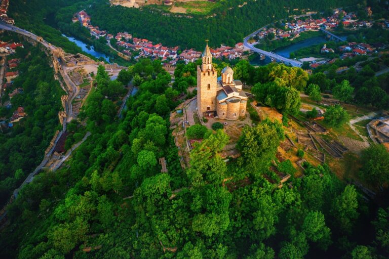 Tsarevets Fortress in Veliko Tarnovo – explore Bulgaria's medieval heritage on small group Balkan tours