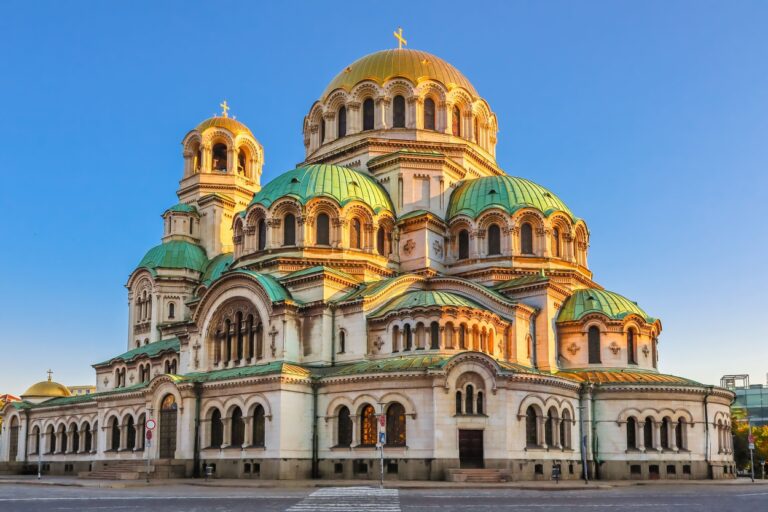 St. Alexander Nevsky Cathedral in Sofia – Bulgaria’s largest and most famous cathedral, an iconic landmark of the capital.